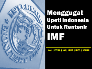 Menggugat IMF